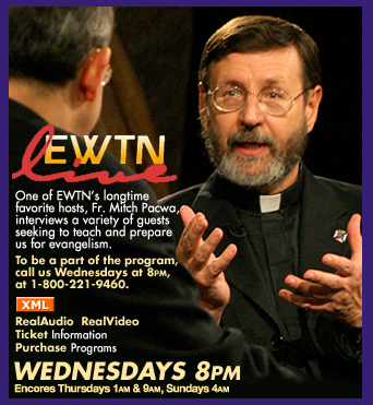 Steve Joins Fr. Mitch Pacwa on EWTN – Defenders of the Catholic Faith